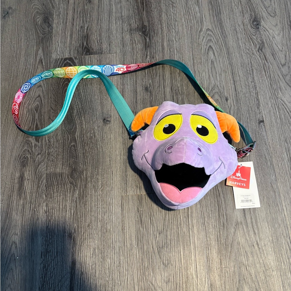 NWT EPCOT 40 Harvey’s Figment Crossbody Bag NEVER WORN